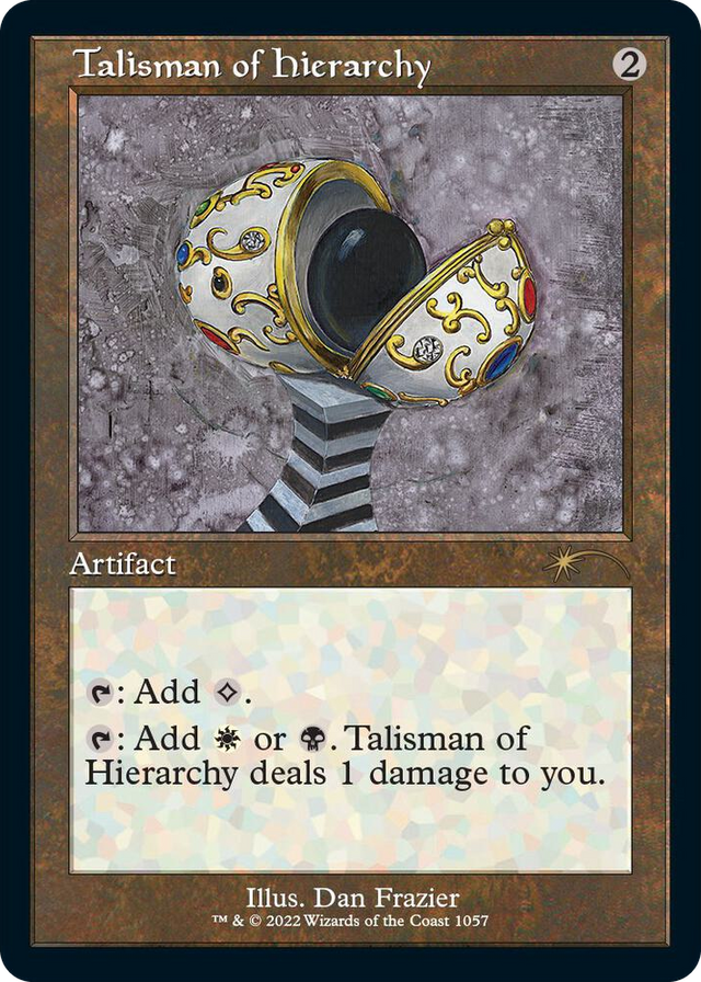 1057 Talisman of Hierarchy (Retro Frame) R Secret Lair Drop Series