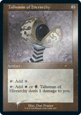 Talisman of Hierarchy (Retro Frame) (Foil Etched) #1057 R - Secret Lair Drop Series Pokemon card