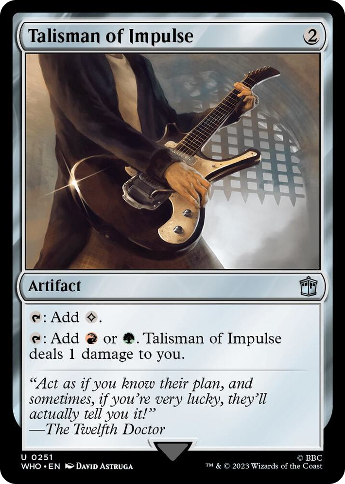 0251 Talisman of Impulse U Universes Beyond: Doctor Who