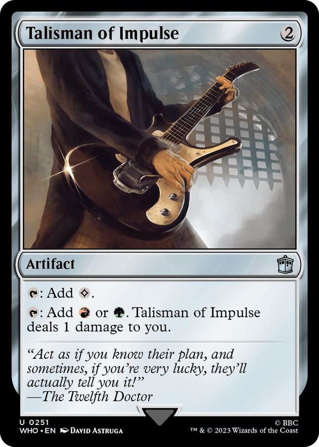 0251 Talisman of Impulse U Universes Beyond: Doctor Who