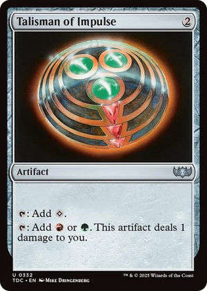 0332 Talisman of Impulse U Commander: Tarkir: Dragonstorm