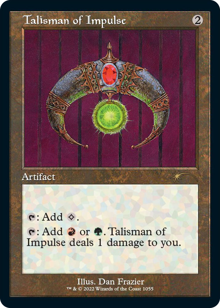 1055 Talisman of Impulse (Retro Frame) R Secret Lair Drop Series