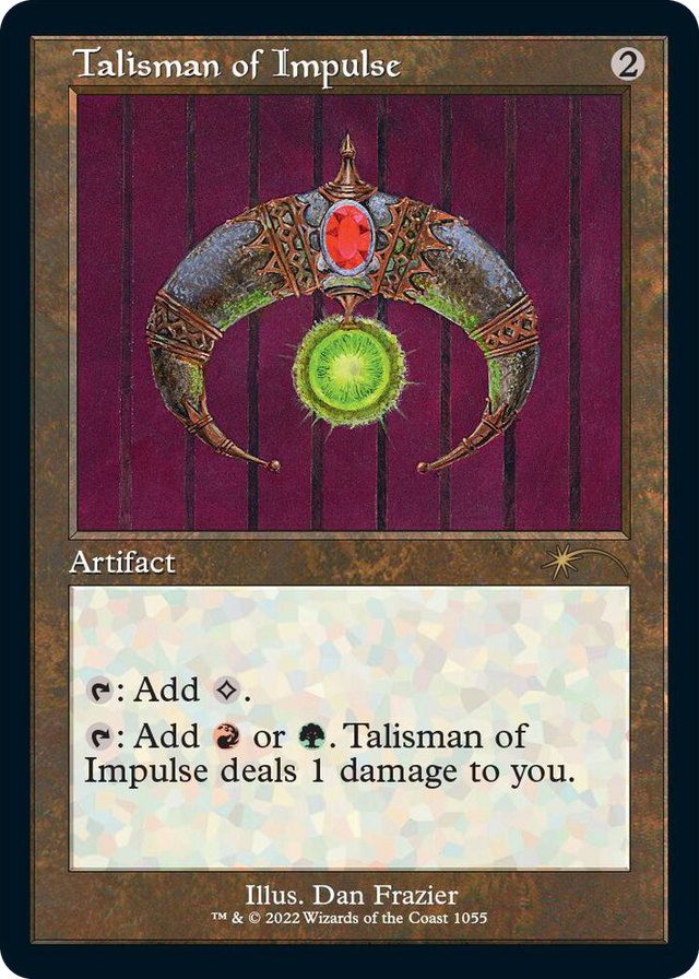 1055 Talisman of Impulse (Retro Frame) R Secret Lair Drop Series