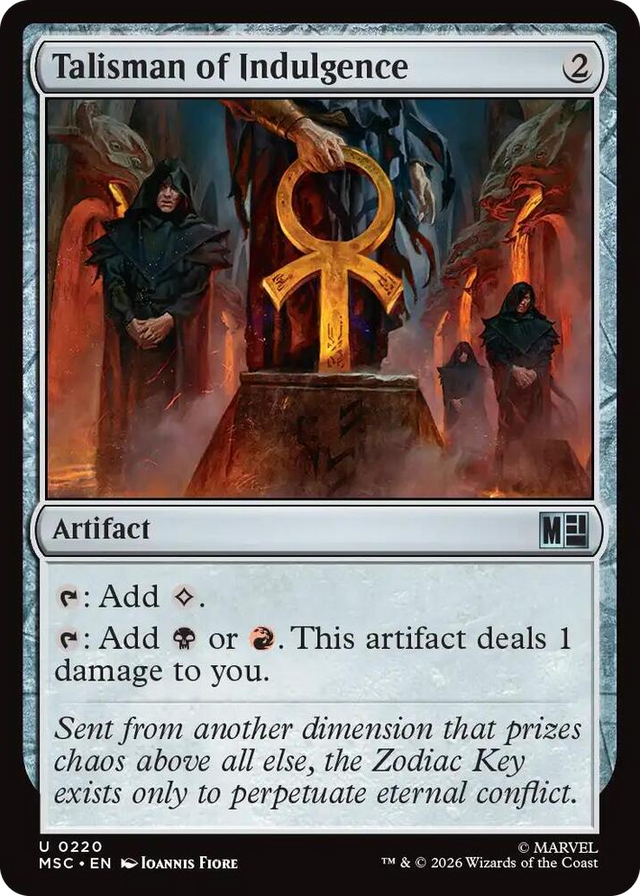 0220 Talisman of Indulgence U Commander: Marvel Super Heroes