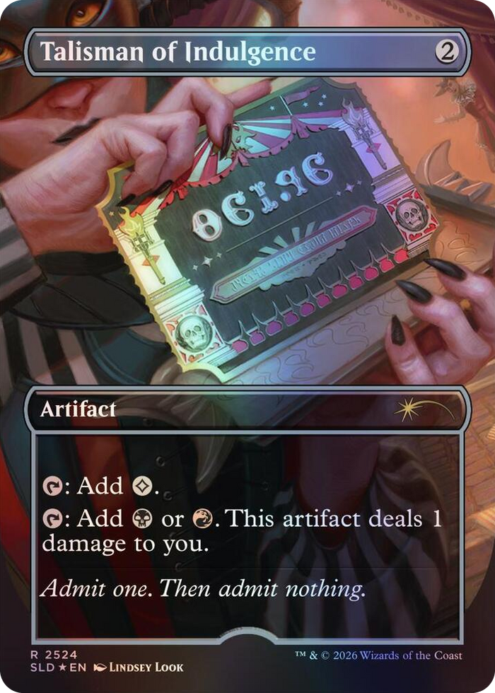 Talisman of Indulgence #2524 R - Secret Lair Drop Series Pokemon card