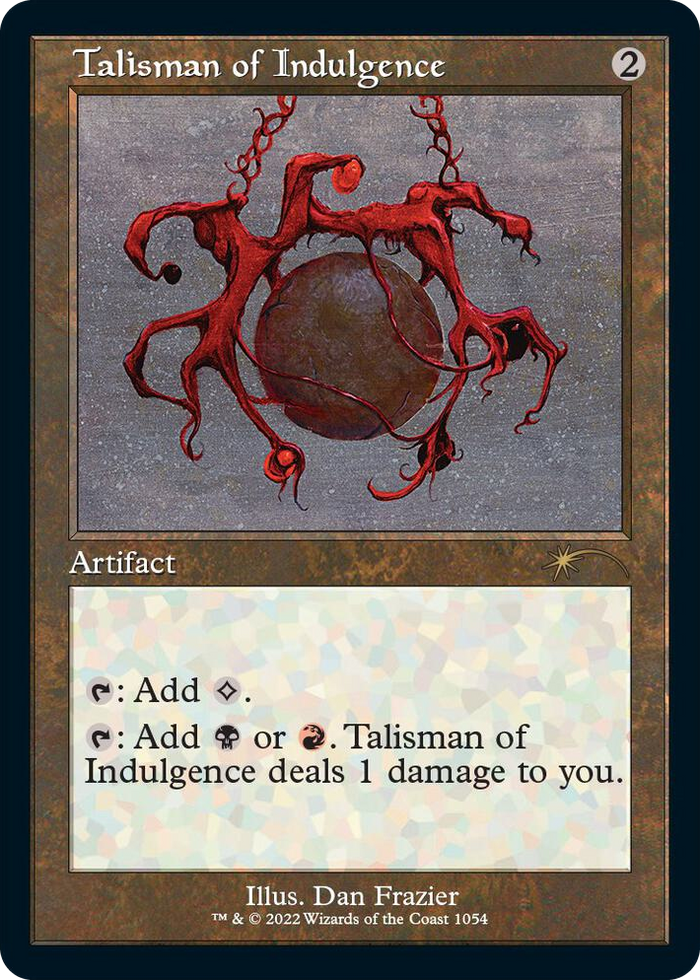 Talisman of Indulgence (Retro Frame) #1054 R - Secret Lair Drop Series Pokemon card