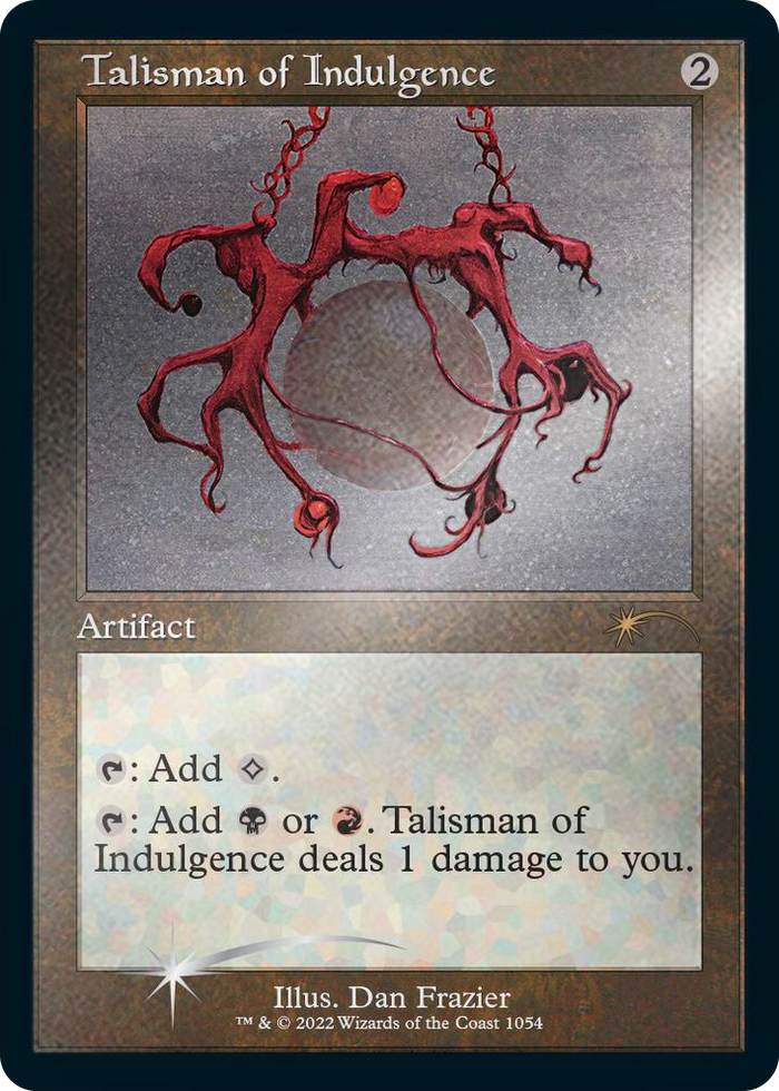 Talisman of Indulgence (Retro Frame) (Foil Etched) #1054 R - Secret Lair Drop Series Pokemon card