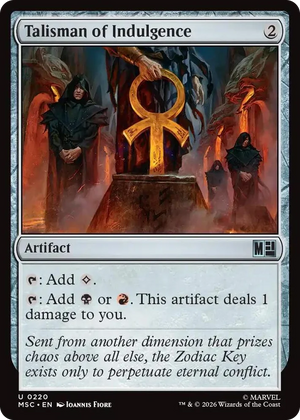 0220 Talisman of Indulgence (Surge Foil) U Commander: Marvel Super Heroes