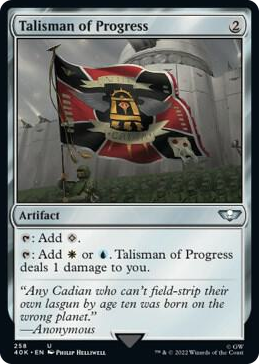 0258 Talisman of Progress U Universes Beyond: Warhammer 40,000