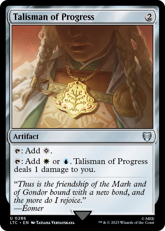 0286 Talisman of Progress U Commander: The Lord of the Rings: Tales of Middle-earth