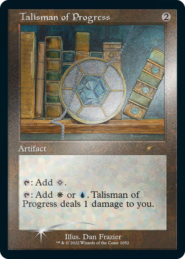 Talisman of Progress (Retro Frame) (Foil Etched) #1052 R - Secret Lair Drop Series Pokemon card