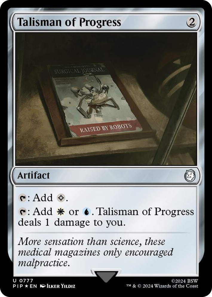 0777 Talisman of Progress (Surge Foil) U Universes Beyond: Fallout