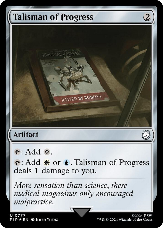 0777 Talisman of Progress (Surge Foil) U Universes Beyond: Fallout