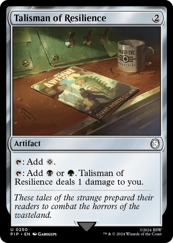 0250 Talisman of Resilience U Universes Beyond: Fallout