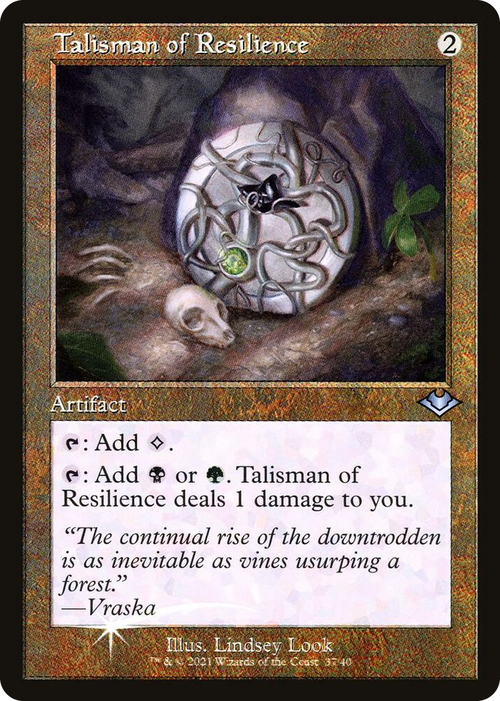 0037 Talisman of Resilience (Retro Frame) U Modern Horizons