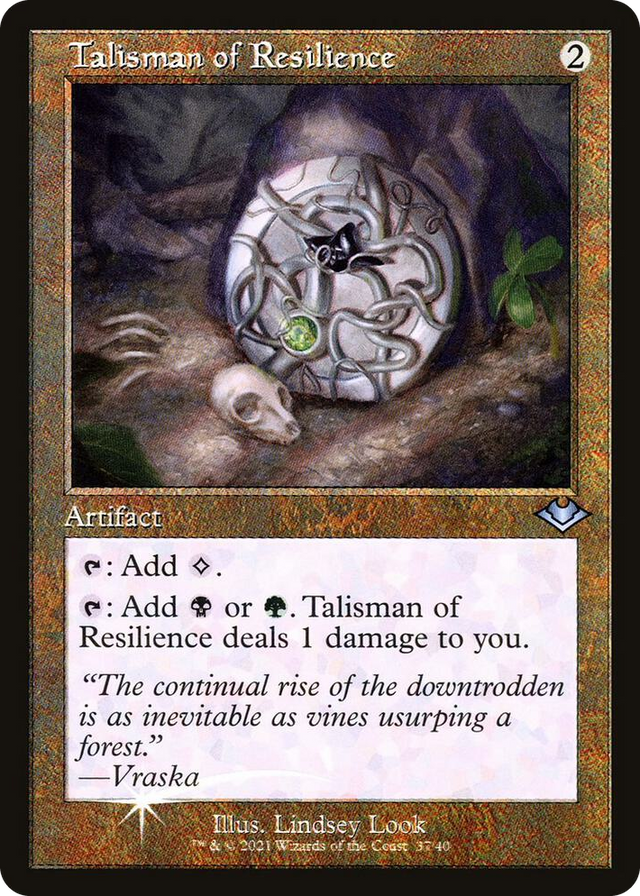 0037 Talisman of Resilience (Retro Frame) U Modern Horizons