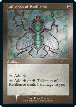 Talisman of Resilience (Retro Frame) (Foil Etched) #1059 R - Secret Lair Drop Series Pokemon card
