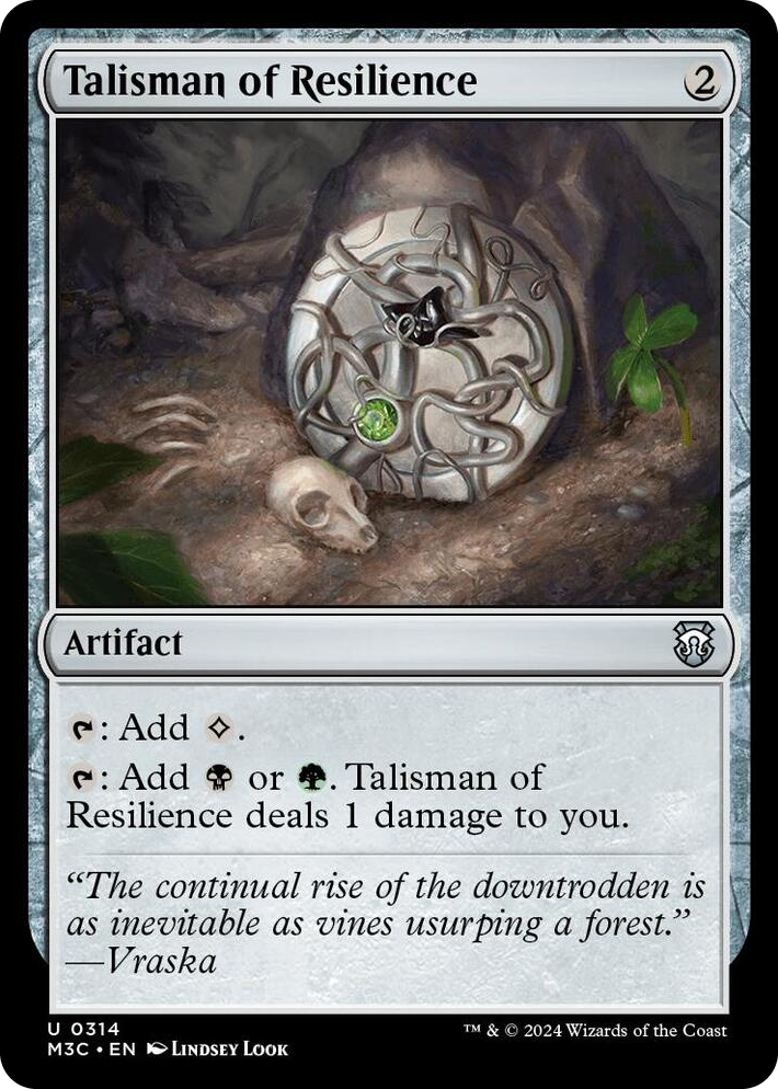 0314 Talisman of Resilience (Ripple Foil) U Commander: Modern Horizons 3
