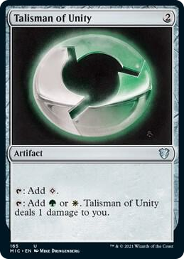 0165 Talisman of Unity U Commander: Innistrad: Midnight Hunt