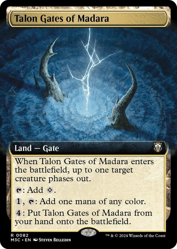 Talon Gates of Madara (Extended Art) #82 R - Commander: Modern Horizons 3 Pokemon card
