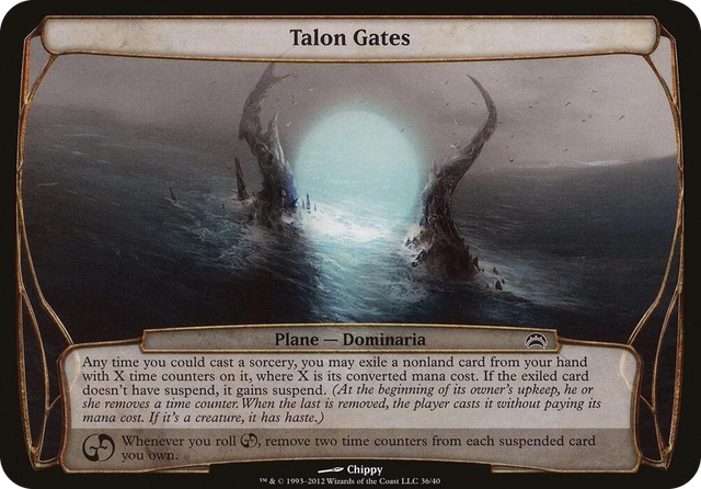 0036 Talon Gates (Planechase 2012) S Oversize Cards