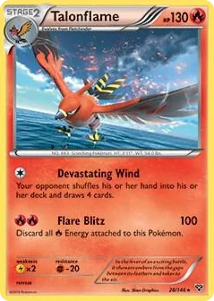 0028 Talonflame - 28/146 (Cosmos Holo) Promo Blister Exclusives