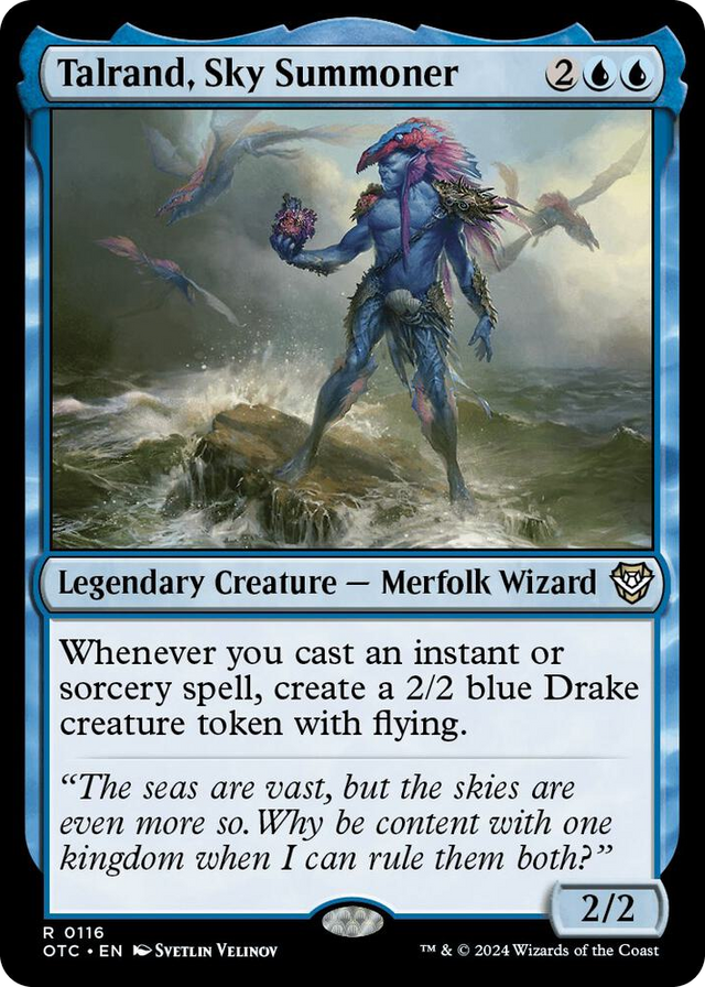 0116 Talrand, Sky Summoner R Commander: Outlaws of Thunder Junction