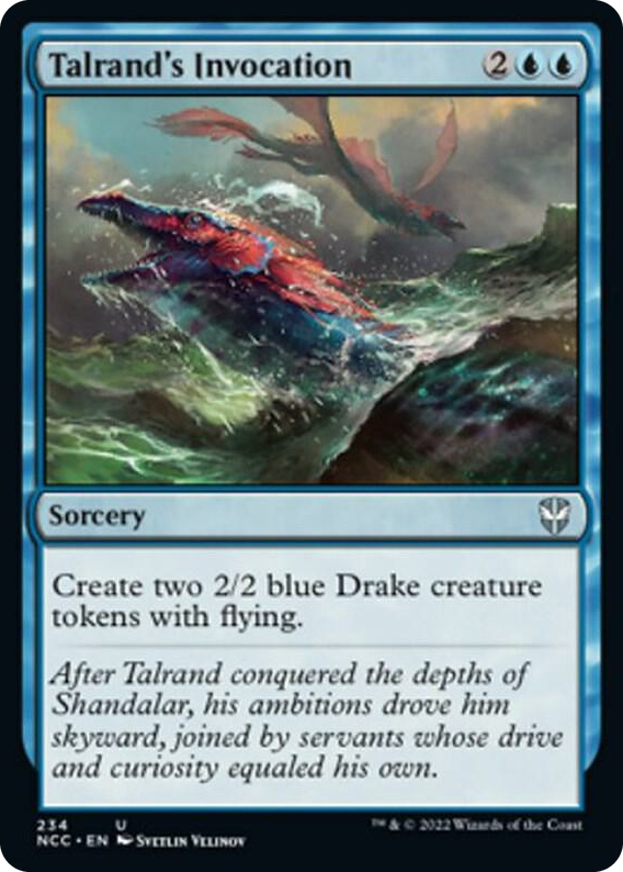0234 Talrand's Invocation U Commander: Streets of New Capenna