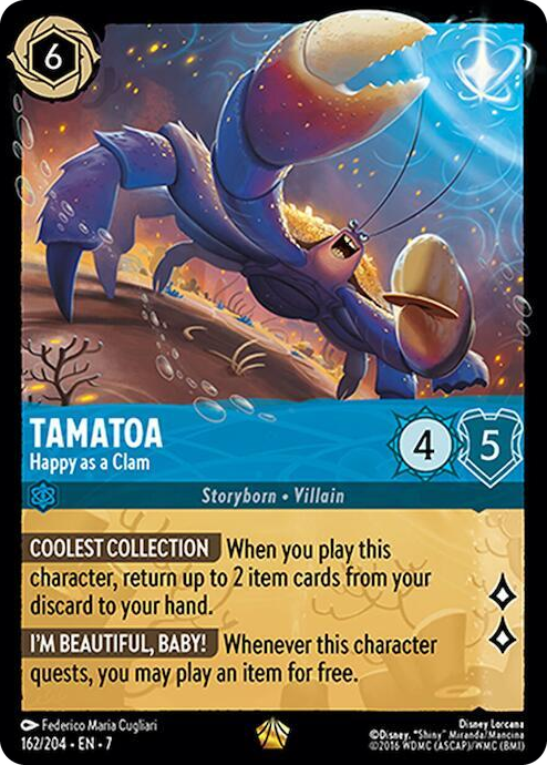 0162 Tamatoa - Happy as a Clam Legendary Archazia's Island