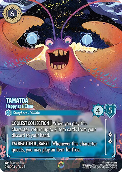0219 Tamatoa - Happy as a Clam (Enchanted) Enchanted Archazia's Island
