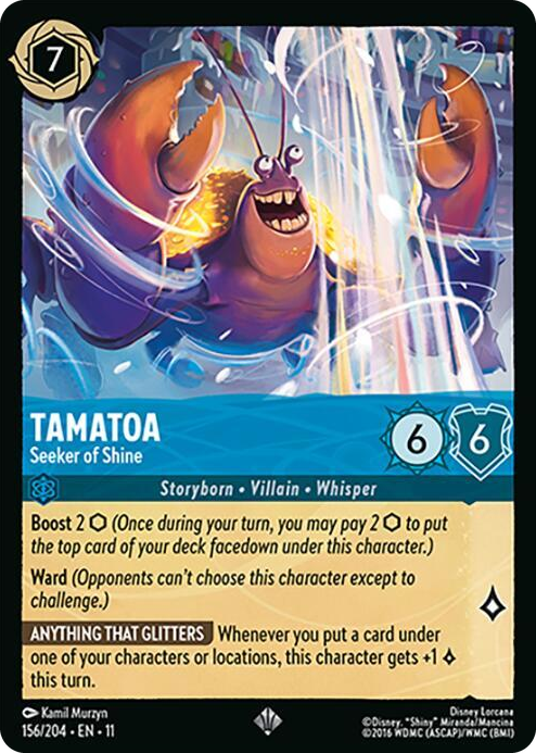 0156 Tamatoa - Seeker of Shine Super Rare Winterspell