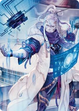 0053 Tameshi, Reality Architect Art Card (53/81) S Art Series: Kamigawa: Neon Dynasty