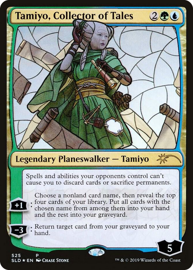 0525 Tamiyo, Collector of Tales (Stained Glass) P Secret Lair Drop Series