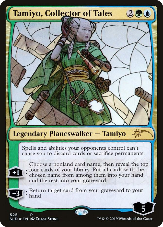 Tamiyo, Collector of Tales (Stained Glass) #525 P - Secret Lair Drop Series Pokemon card