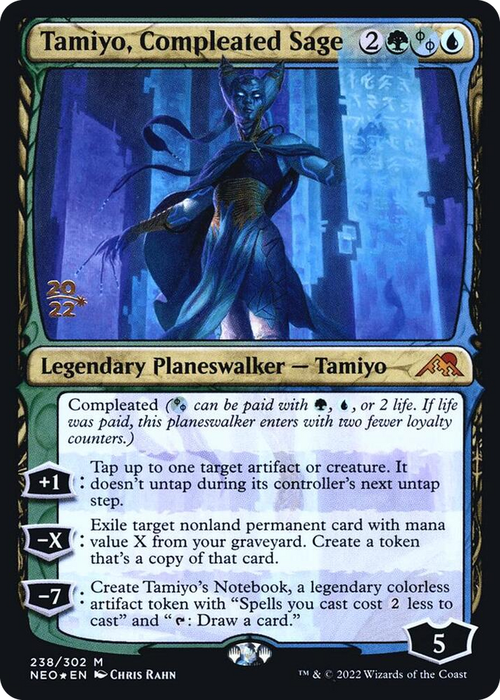 Tamiyo, Compleated Sage #238 M - Prerelease Cards Pokemon card