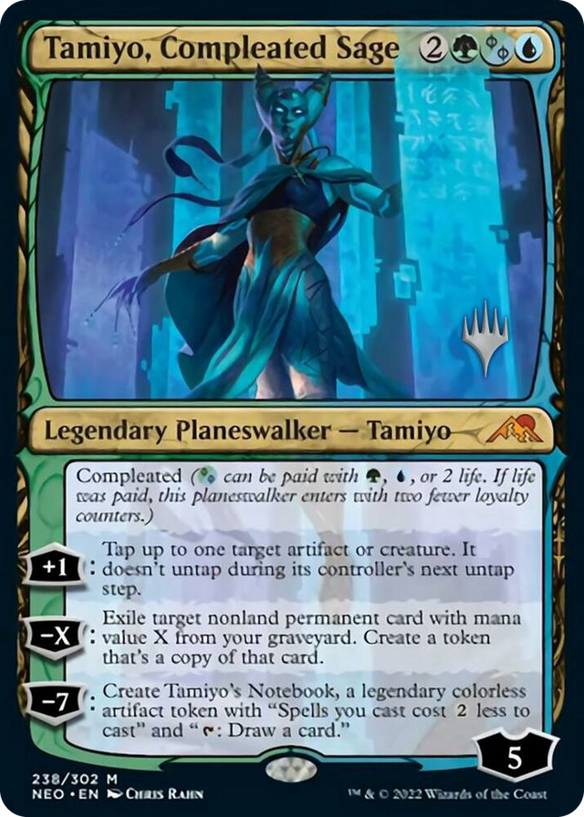 0238 Tamiyo, Compleated Sage M Promo Pack: Kamigawa: Neon Dynasty