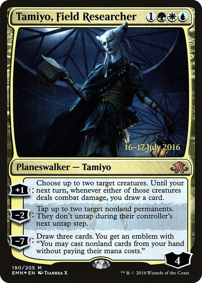 Tamiyo, Field Researcher #190 M - Prerelease Cards Pokemon card