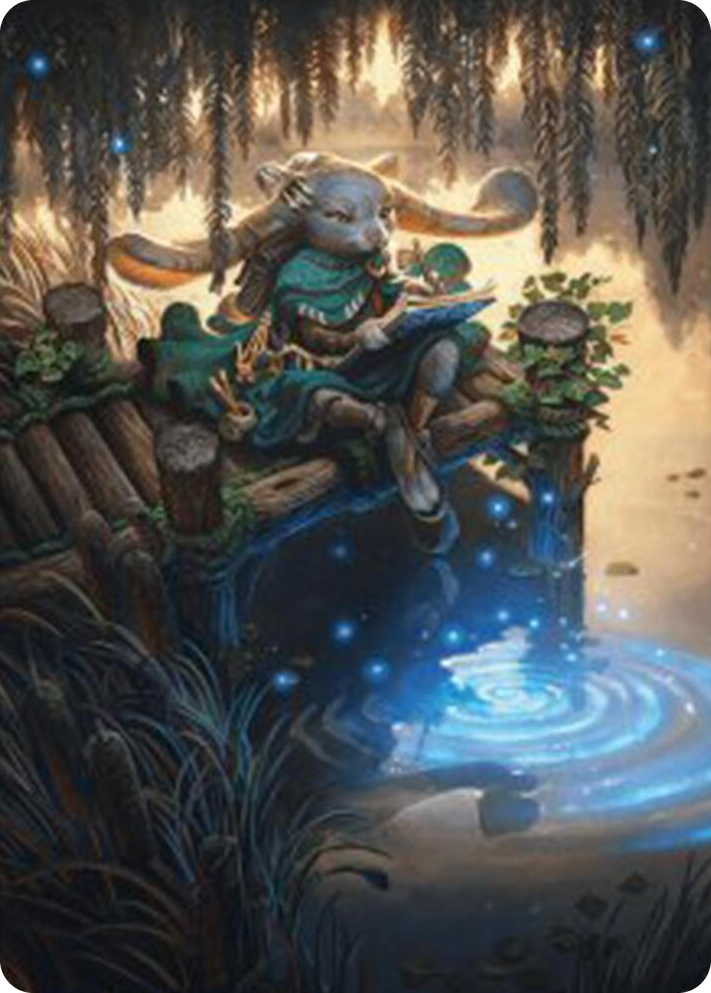 0054 Tamiyo, Field Researcher Art Card S Art Series: Bloomburrow
