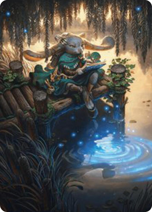 0054 Tamiyo, Field Researcher Art Card S Art Series: Bloomburrow