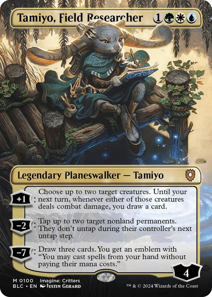 0100 Tamiyo, Field Researcher (Borderless) M Commander: Bloomburrow