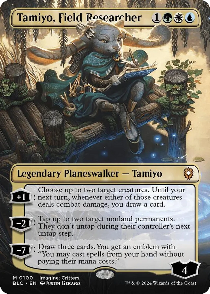 0100 Tamiyo, Field Researcher (Borderless) M Commander: Bloomburrow