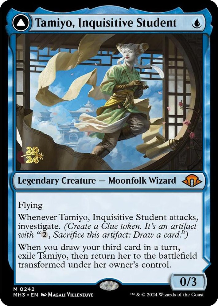0242 Tamiyo, Inquisitive Student M Prerelease Cards