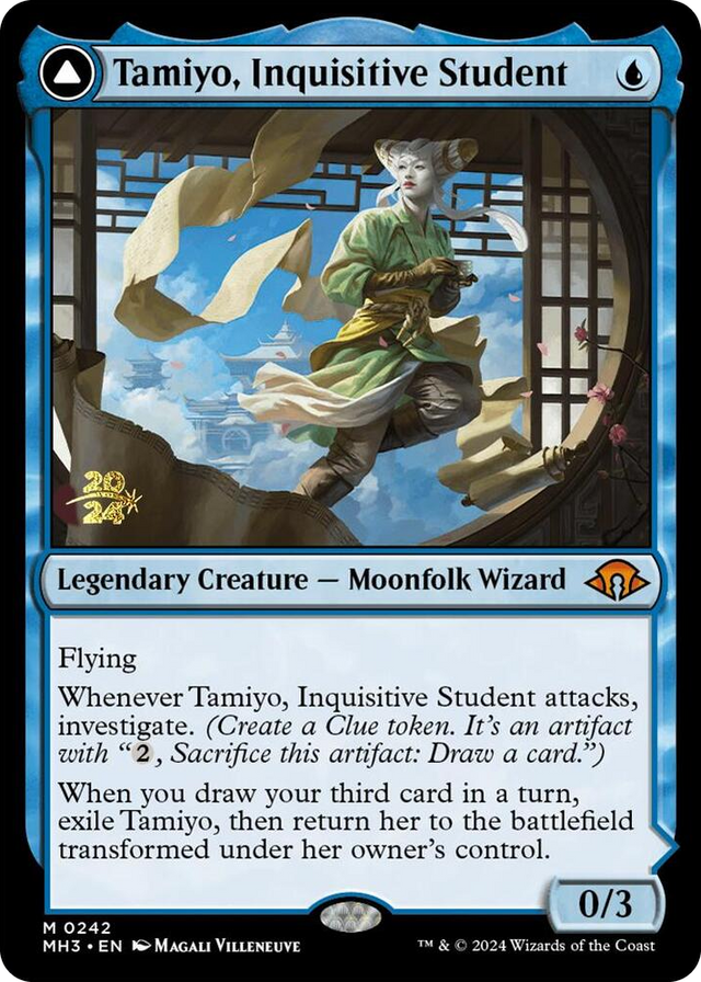 0242 Tamiyo, Inquisitive Student M Prerelease Cards