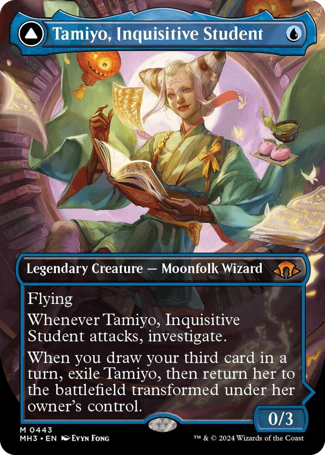 0443 Tamiyo, Inquisitive Student (Borderless) M Modern Horizons 3