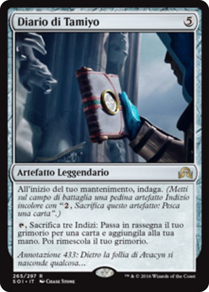 Tamiyo's Journal (Entry 433) #265 R - Shadows over Innistrad Pokemon card