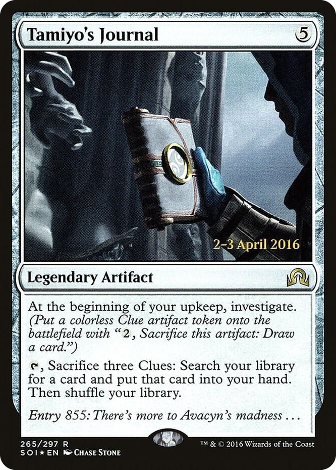 0265 Tamiyo's Journal (Entry 855) R Prerelease Cards