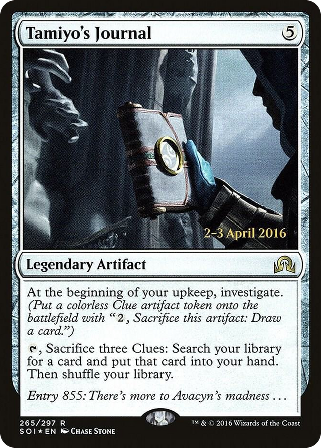 0265 Tamiyo's Journal (Entry 855) R Prerelease Cards