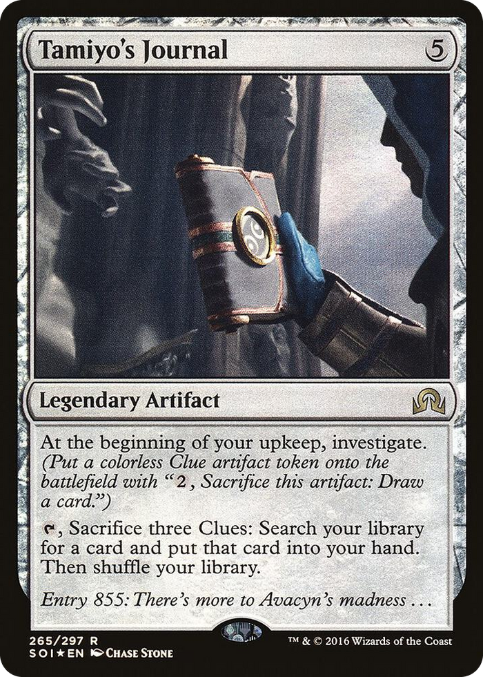 Tamiyo's Journal (Entry 855) #265 R - Shadows over Innistrad Pokemon card