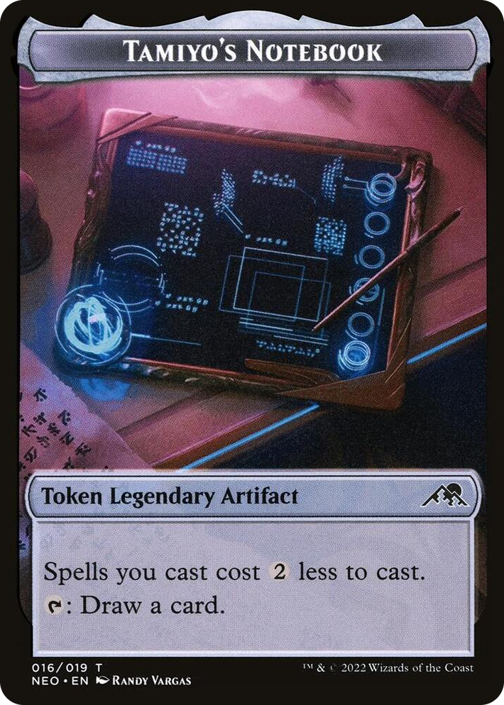 0016 Tamiyo's Notebook Token T Kamigawa: Neon Dynasty
