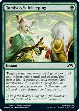 0211 Tamiyo's Safekeeping C Kamigawa: Neon Dynasty